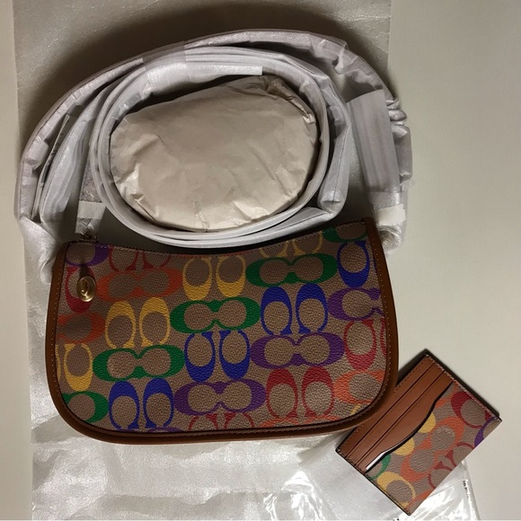 Coach Rainbow Swinger Bag ONLY - Picture 2 of 7